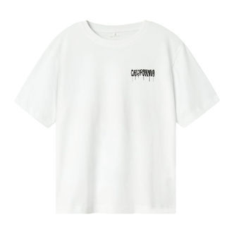 Name It T-shirt - NkmZulla - Noos - Bright White/GULF COAST