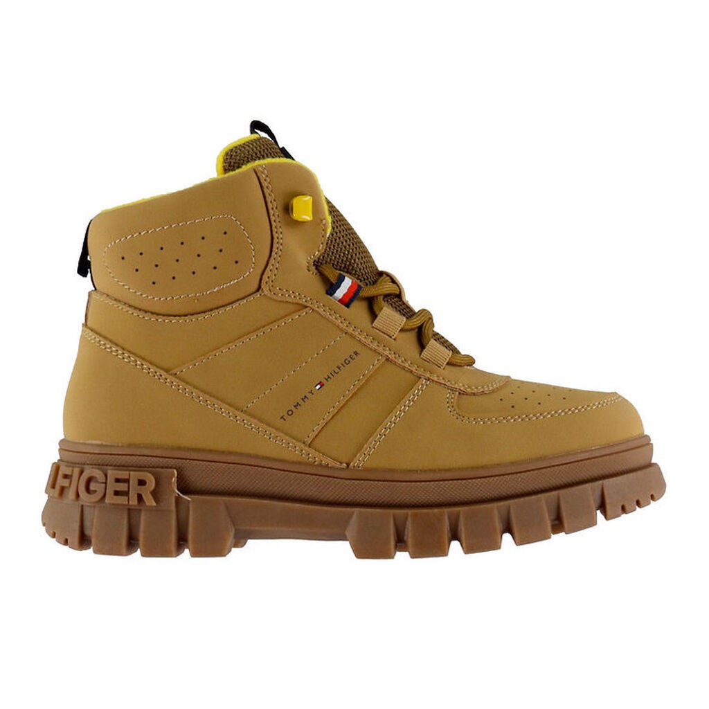 Tommy Hilfiger Vinterstøvler - Lace-Up - Ochre