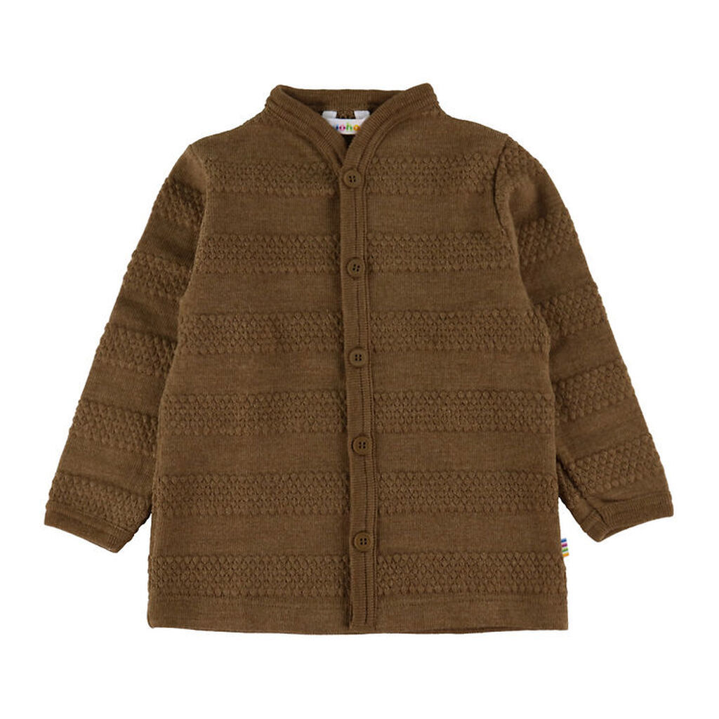 Joha Cardigan - Strik - Uld - Varm Brun