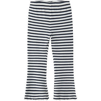 Name It Bukser - Rib - NmfTaias - Navy Blazer/Cloud Dancer