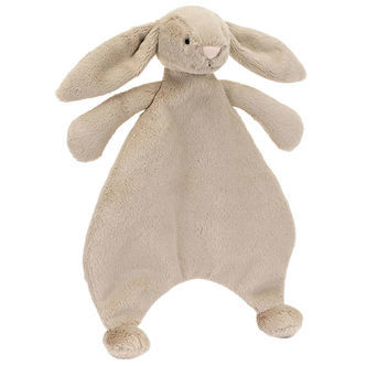 Jellycat Nusseklud - 27x20 cm - Bashful Bunny - Beige