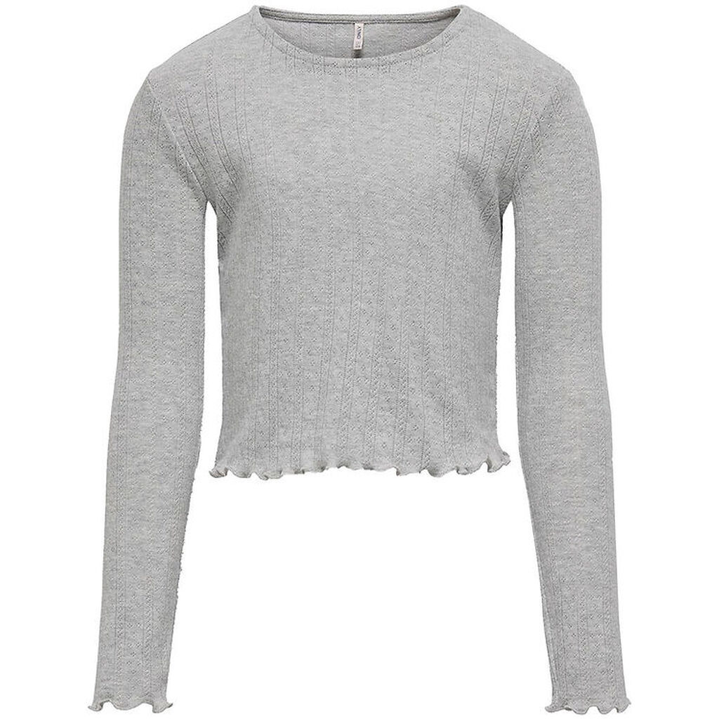 Kids Only Bluse - KogCarlotta - Light Grey Melange