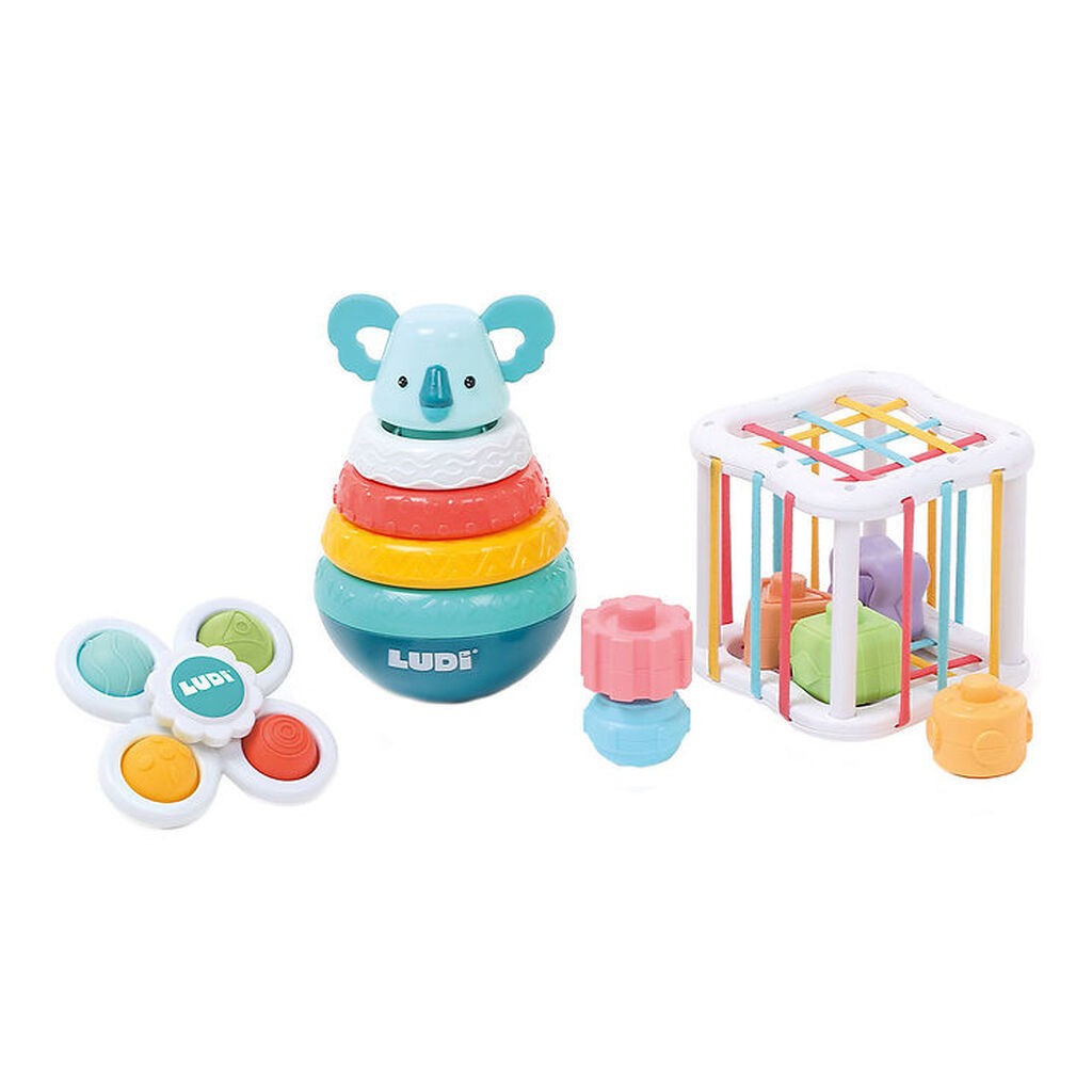 Ludi Aktivitetslegetøj - Puttekasse m. Tilbehør