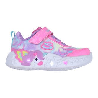 Skechers Sko m. Lys - Unicorn Charmer - Pink/Multi