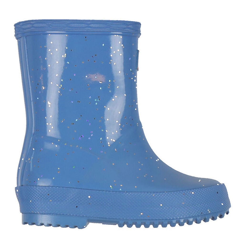 Hunter Gummistøvler - Kids First Giant Glitter - Azur Blue