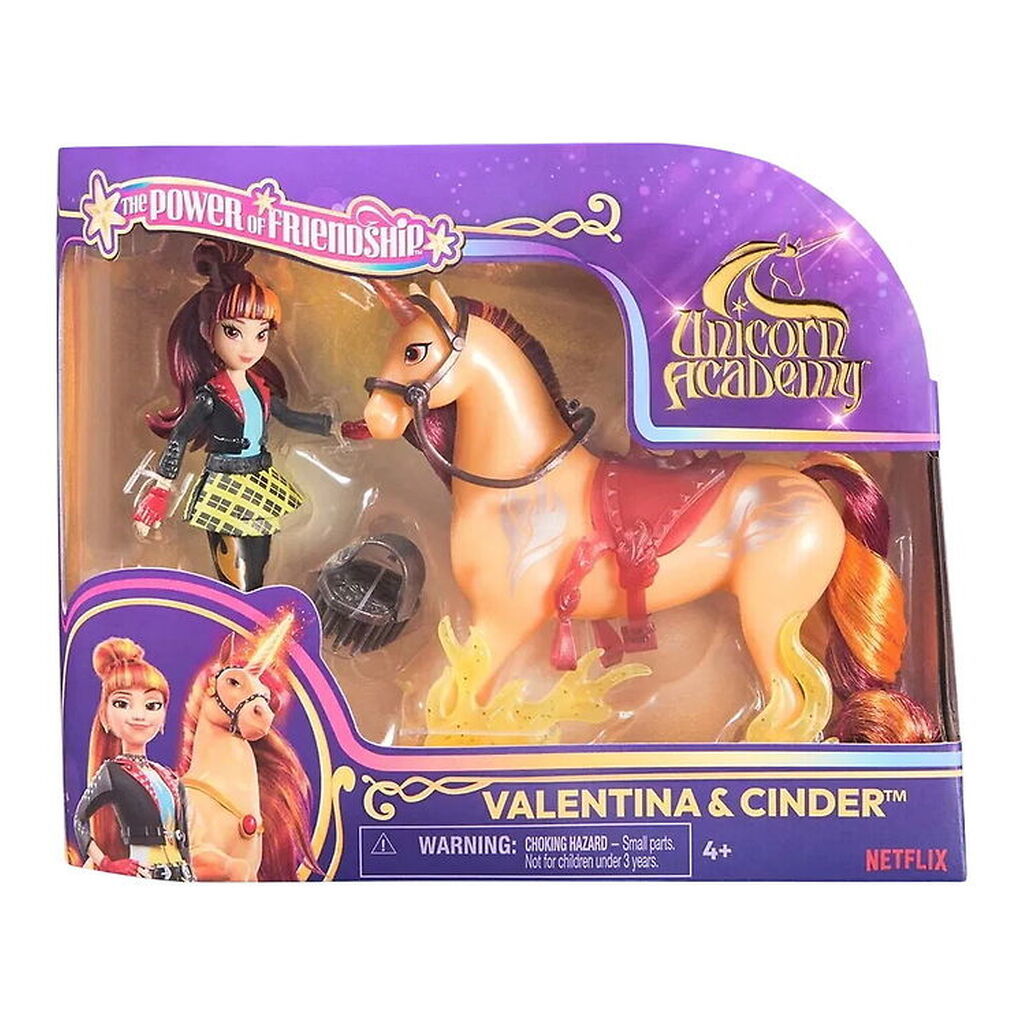 Unicorn Academy Legetøjsfigurer - 13,5 cm - Valentina & Cinder