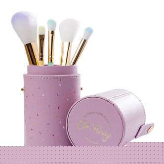 Oh Flossy Makeup-børster - 5 stk. - Rainbow