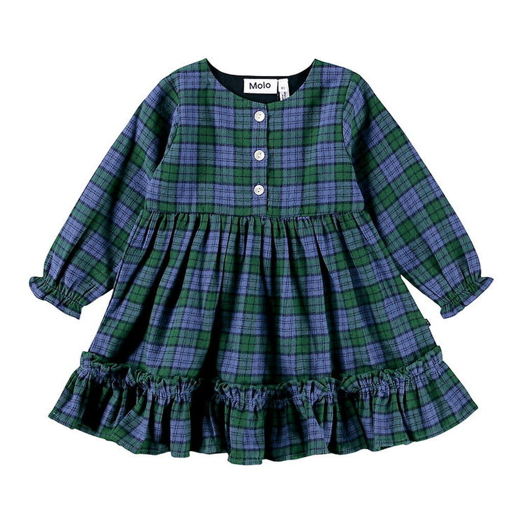 Molo Kjole - Cele - Blue Pine Check