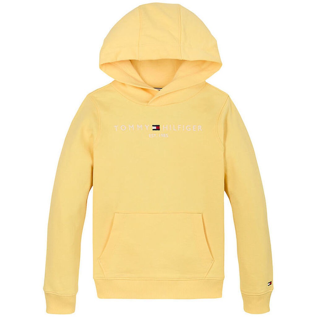 Tommy Hilfiger Hættetrøje - Corp Logo - Citronella
