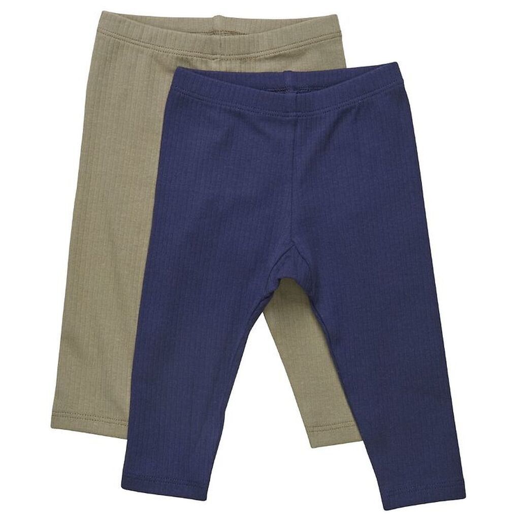 Minymo Leggings - 2-Pak - Dark Navy
