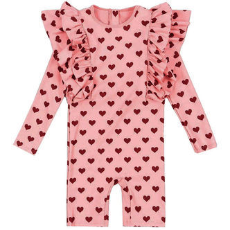 Konges Sløjd Badeheldragt - Manuca Frill - Amour Pink
