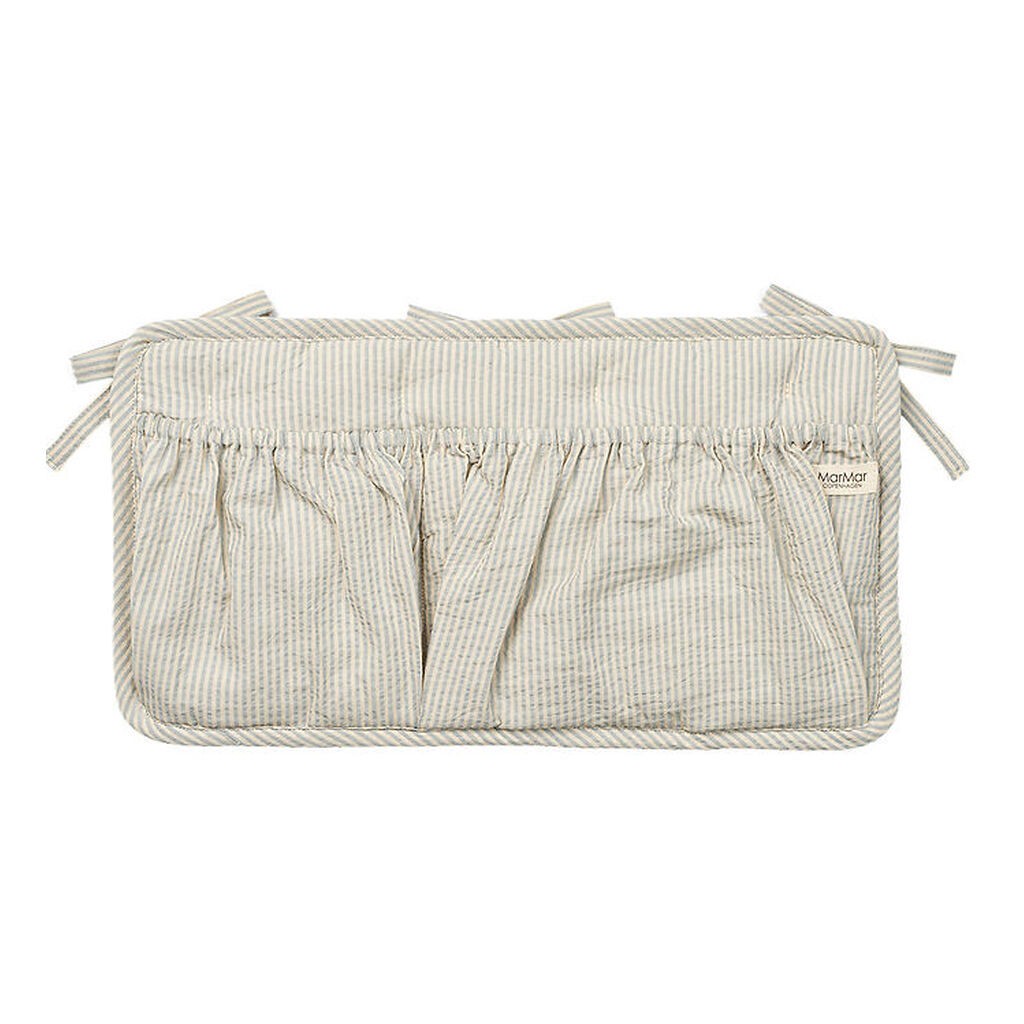 MarMar Sengelomme - 40x24 cm - Blue Stone Stripe