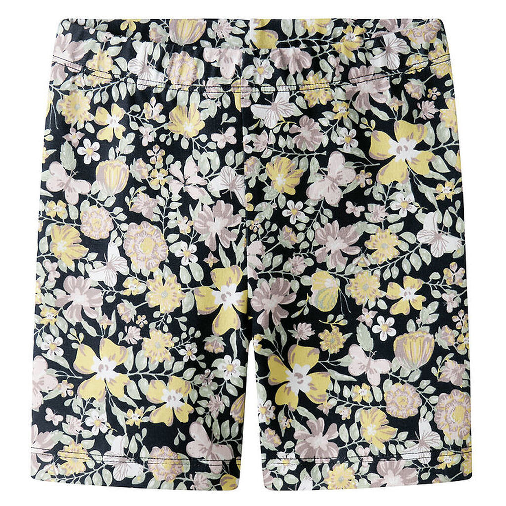 Name It Cykelshorts - NmfVayo - Navy Blazer m. Blomster