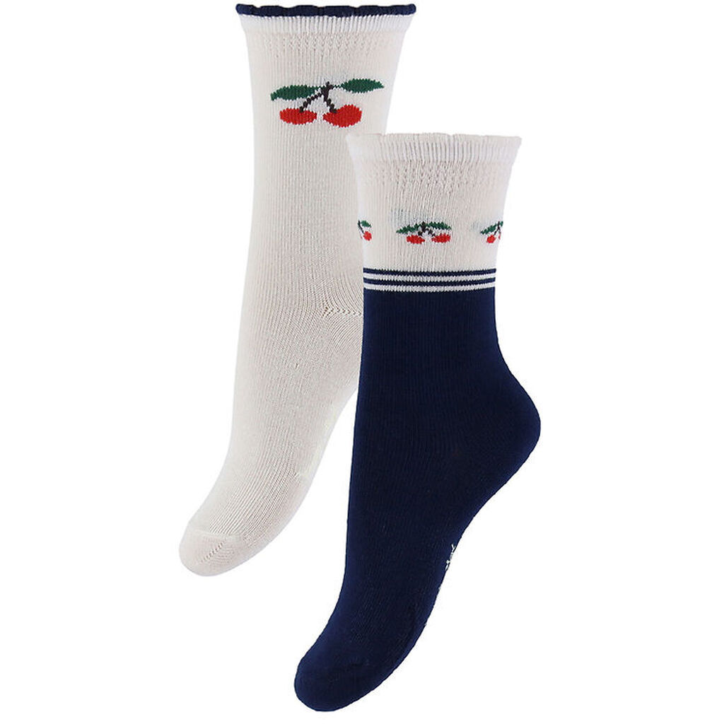 Konges Sløjd Strømper - Bambus - 2-pak - Cherry