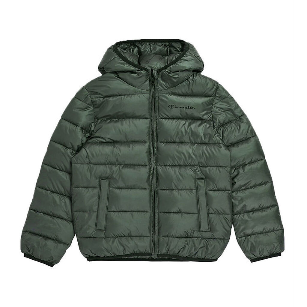 Champion Dynejakke - Vendbar - Sort/Grøn