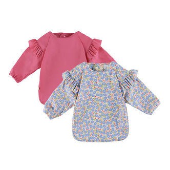 Konges Sløjd Forklæder - PU - 2-pak - Fleur Rosier/Chateau Rose