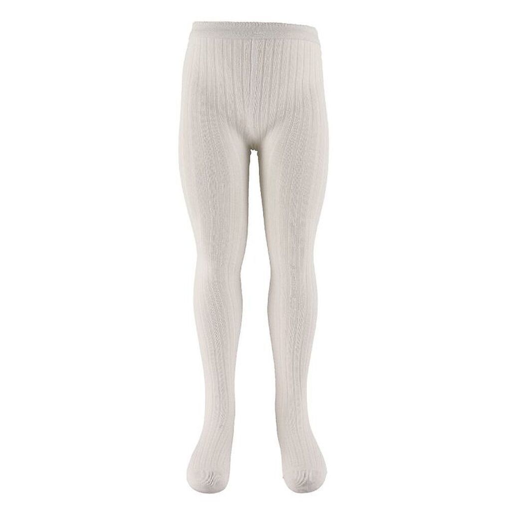 Mp Strømpebukser - Rib - Hvid