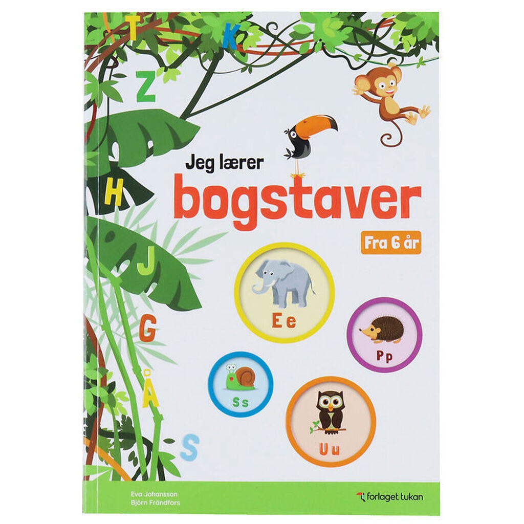 Forlaget Tukan Aktivitetsbog - Jeg Lærer Bogstaver - Dansk