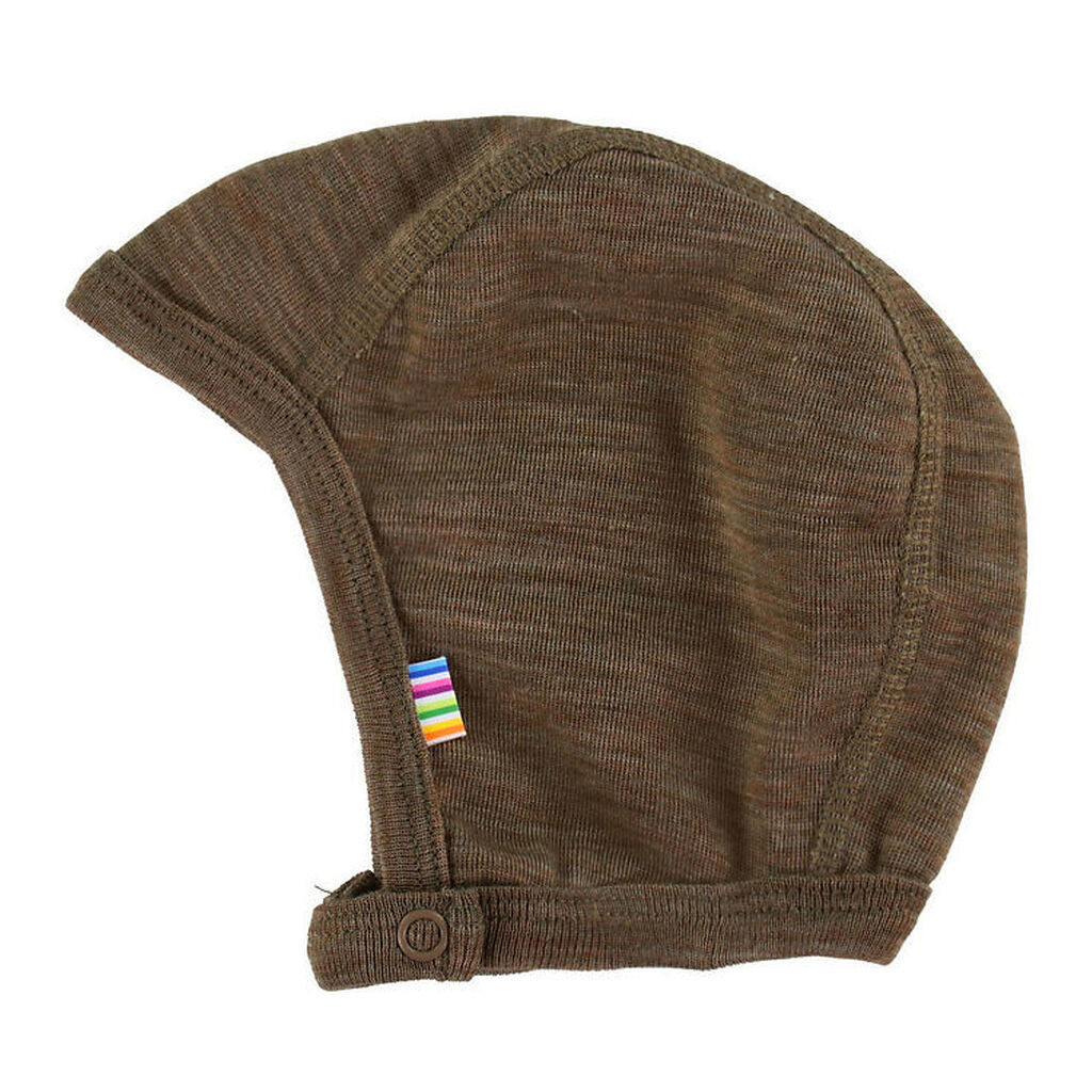 Joha Babyhjelm - Uld/Silke - Brun Meleret