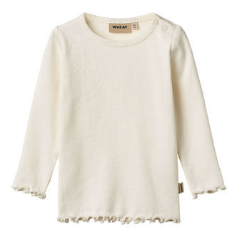 Wheat Bluse - Rib - Ida - Ivory