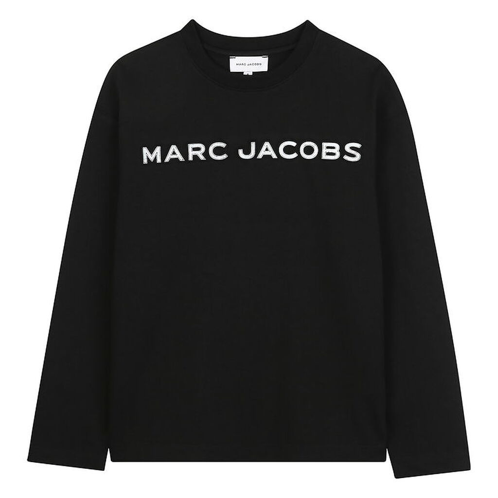 Little Marc Jacobs Bluse - Sort m. Logo