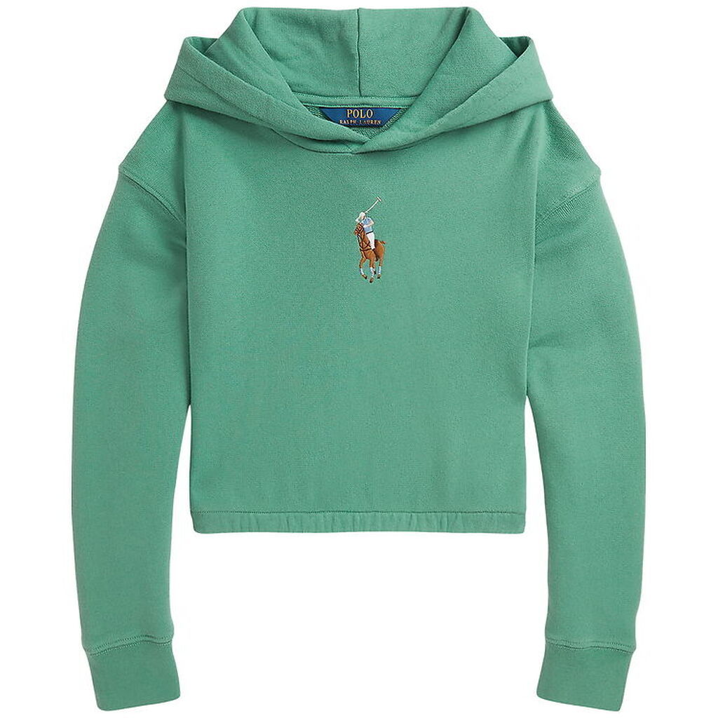 Polo Ralph Lauren Hættetrøje - Cropped - Grøn