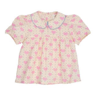 Copenhagen Colors Top - Heart AOP