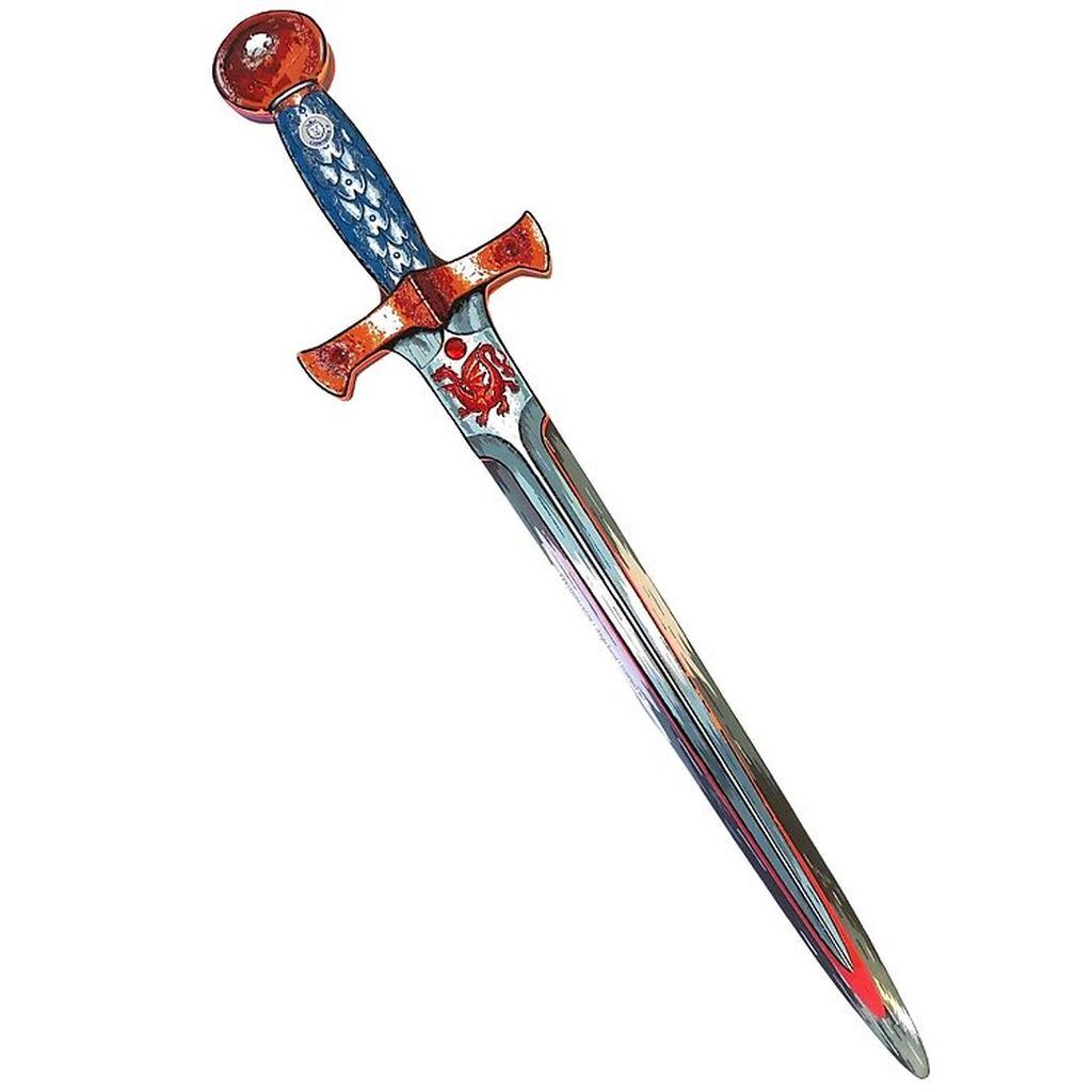 Liontouch Udklædning - Amber Dragon Sværd - Grå