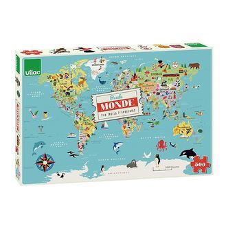 Vilac Puslespil - 500 Brikker - Verden Af Ingela Arrhenius