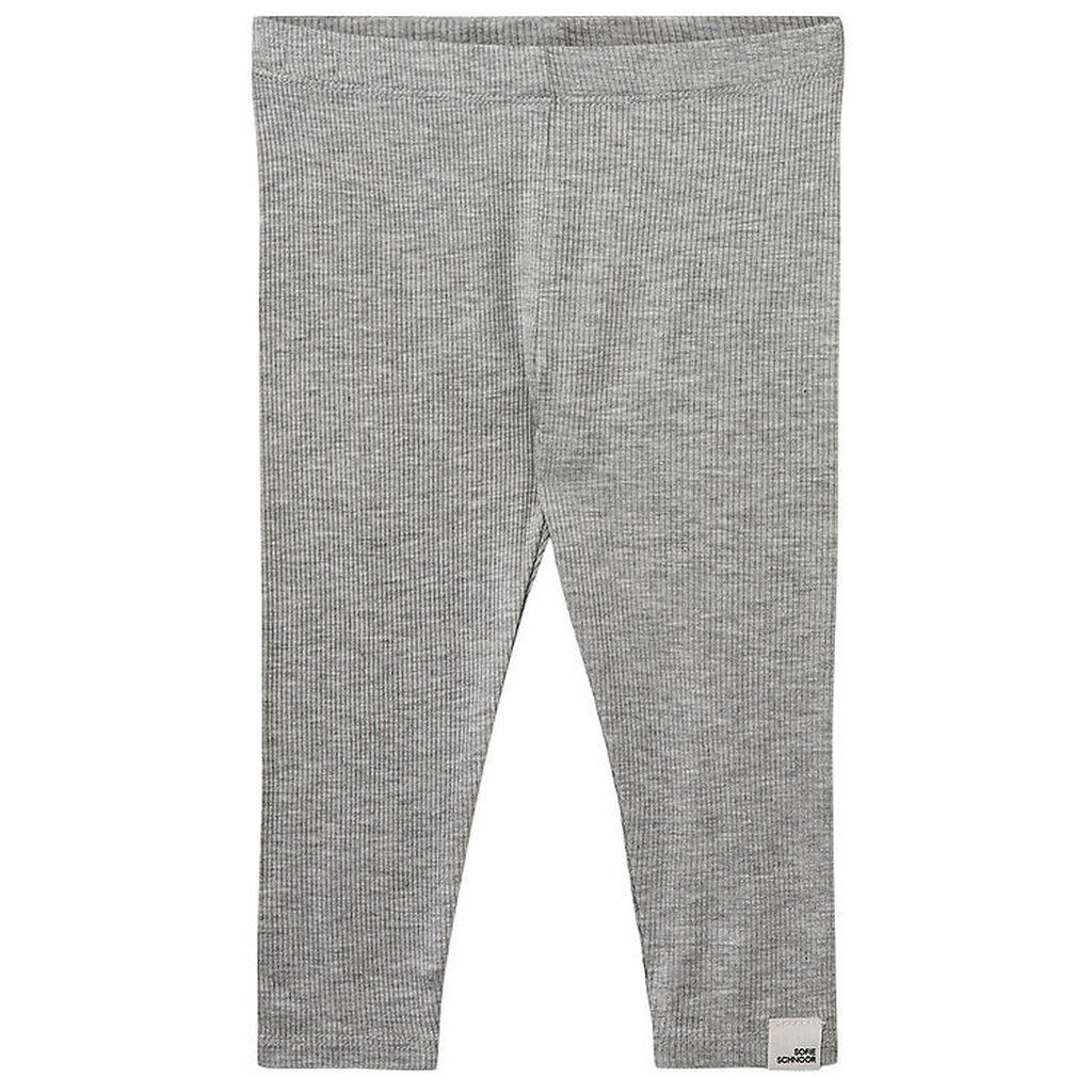 Sofie Schnoor Leggings - Rib - Nalinesb - Gråmeleret