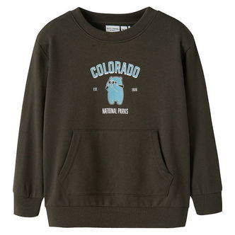 Name It Sweatshirt - NmmVoder - Turkish Coffee/Colorado
