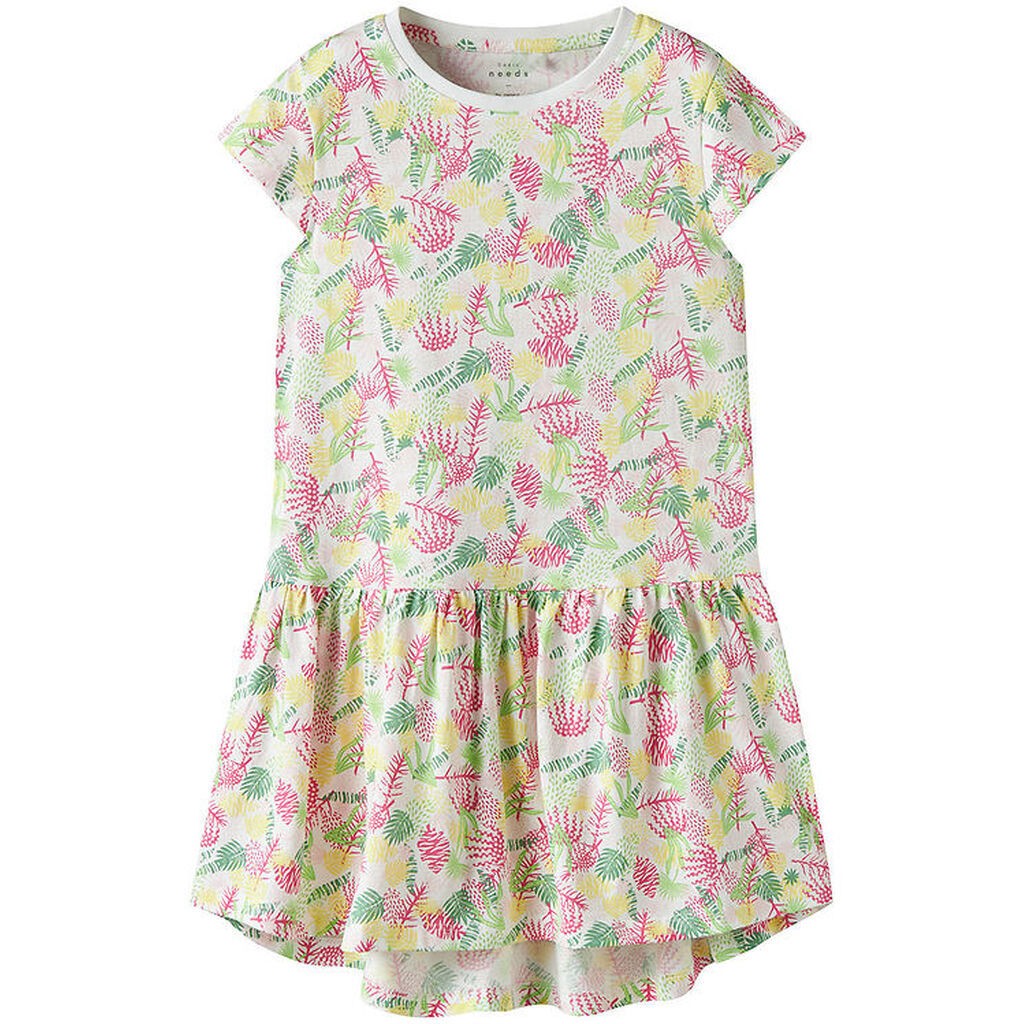 Name it Kjole - NkfVigga - Bright White/Tropic