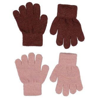 CeLaVi Handsker - Uld/Polyester - 2-pak - Fudge Glimmer
