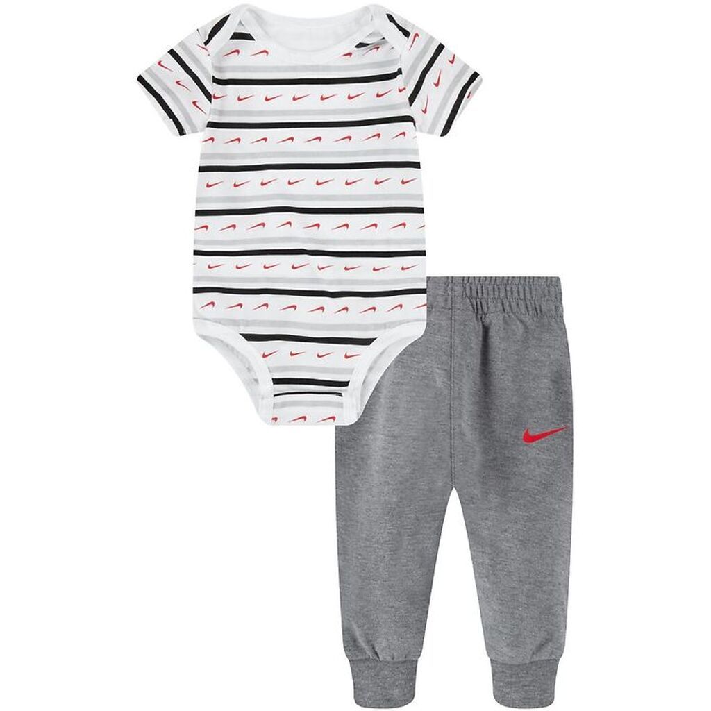 Nike Sweatpants/Body k/æ - Swoosh Stripe - Carbon Heather