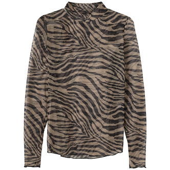 Sofie Schnoor Bluse - Mesh - Calliesy - Brown