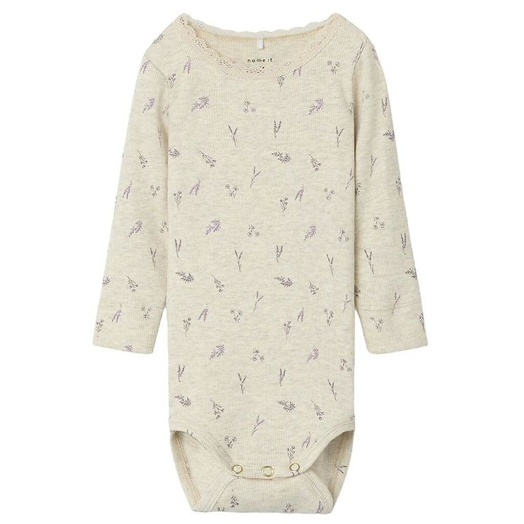 Name It Body L/Æ - NbfDabua - Peyote Melange/Small Flower