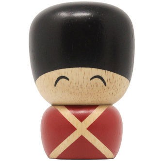 FableWood Garder - Christian - 6 cm - Natur/Rød/Sort