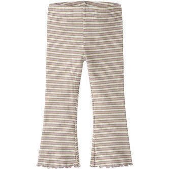 Name It Bukser - Rib - NmfTaias - Dawn Pink/Cloud Dancer