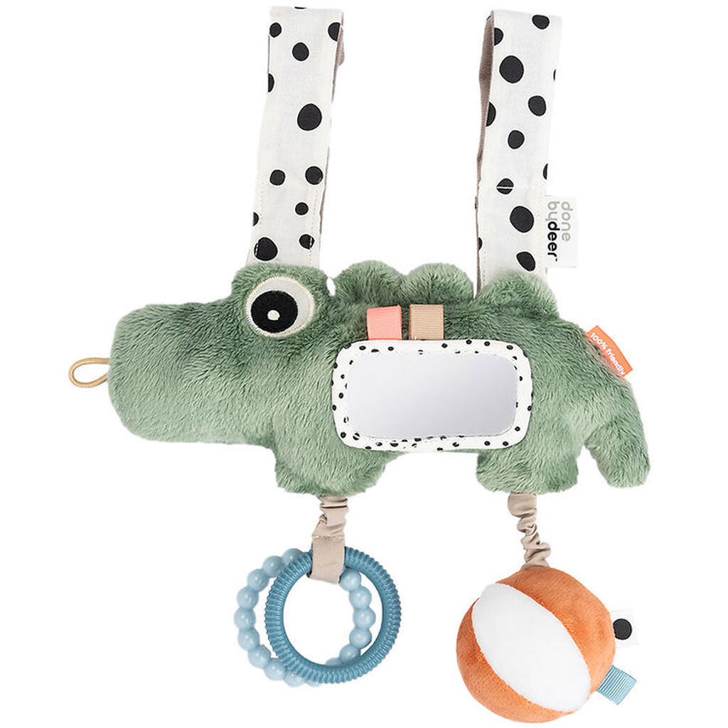 Done By Deer Aktivitetslegetøj - Ophæng - Croco - Grøn