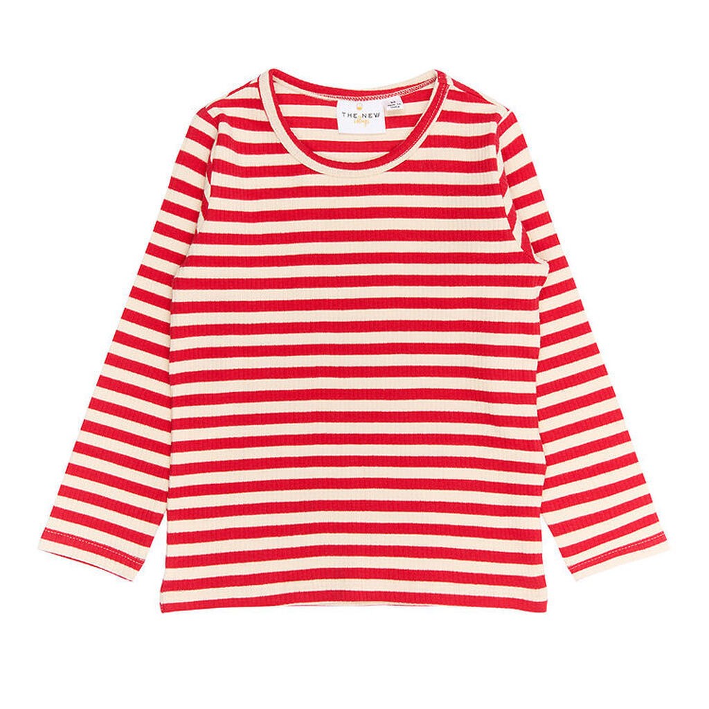 The New Siblings Bluse - TnstFro - Rib - Ski Patrol Striped