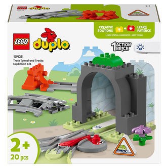 LEGOÂ® DUPLO - Togtunnel Og Spor Udvidelsessæt 10425 - 20 Dele