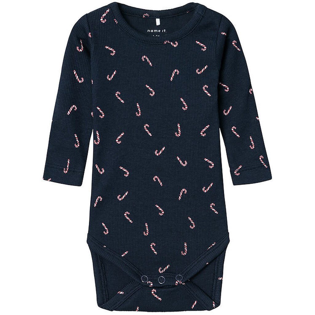 Name It Body l/æ - Rib - NbnDab - Dark Sapphire m. Julestokke