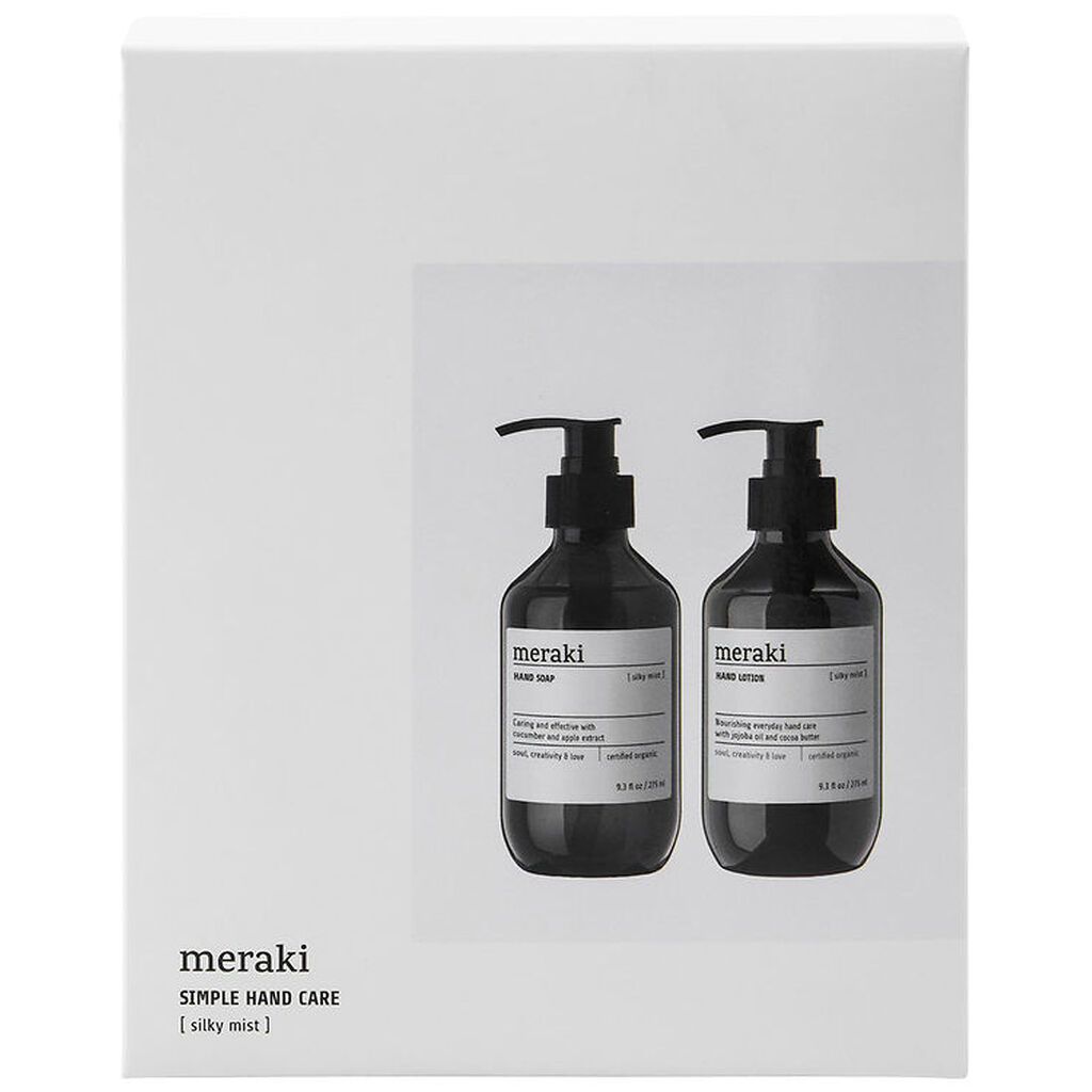 Meraki Gaveæske - Håndsæbe/-Lotion - 2 x 275 ml - Silky Mist