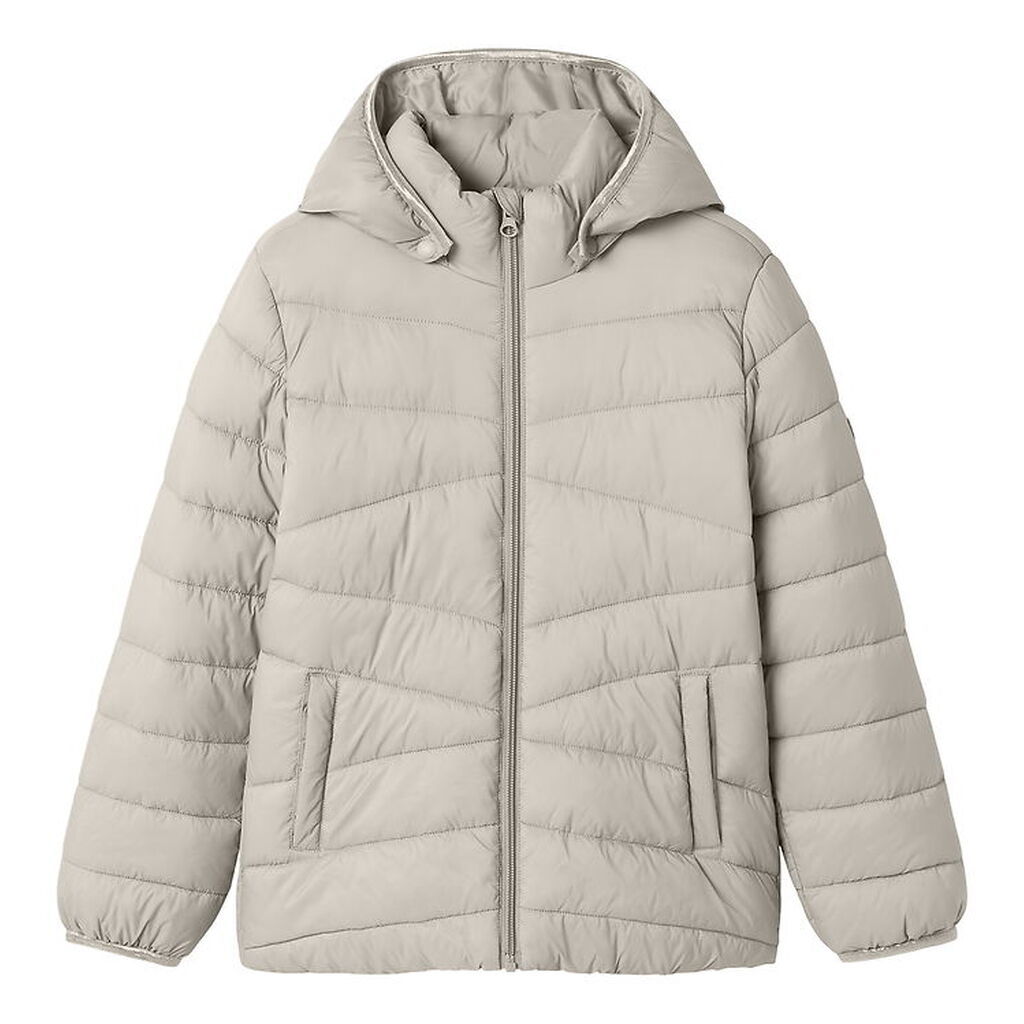 Name It Dynejakke - NkfMarble - Moonbeam