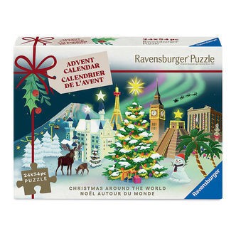 Ravensburger Puslespil - 24x54 Brikker - Julekalender - Christma