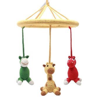 NatureZoo Uro - Gul m. Flodhest/Giraf/Æsel