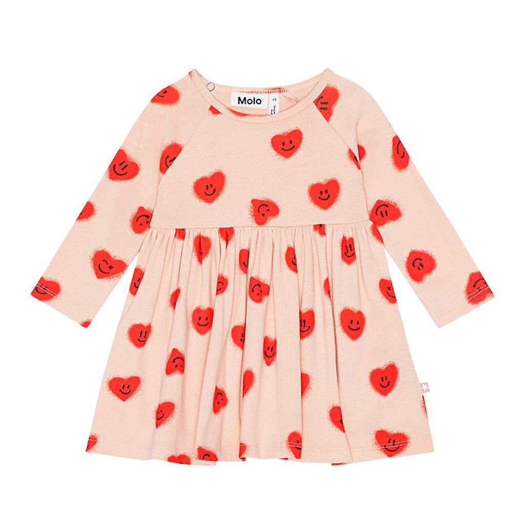 Molo Kjole - Charmaine - Red Hearts