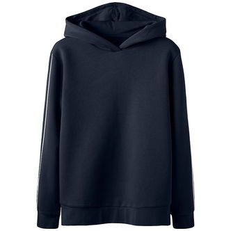 LMTD Hættetrøje - NlfBlake - Dark Sapphire/White Pipings