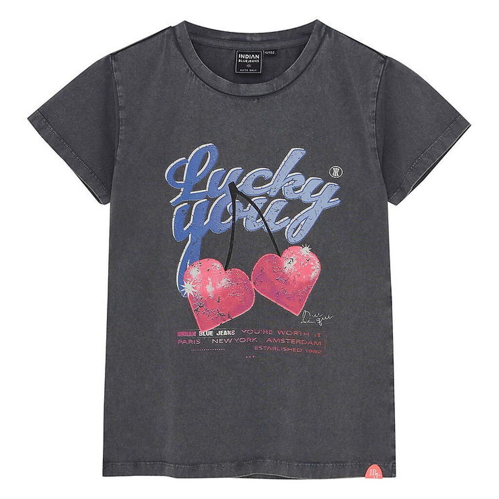 Indian Blue Jeans T-shirt - Phantom m. Print