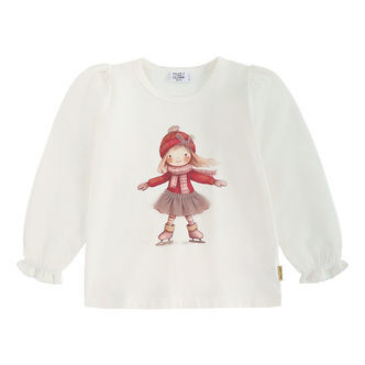 Hust and Claire Bluse - HCAlma - Sugar m. Skøjter